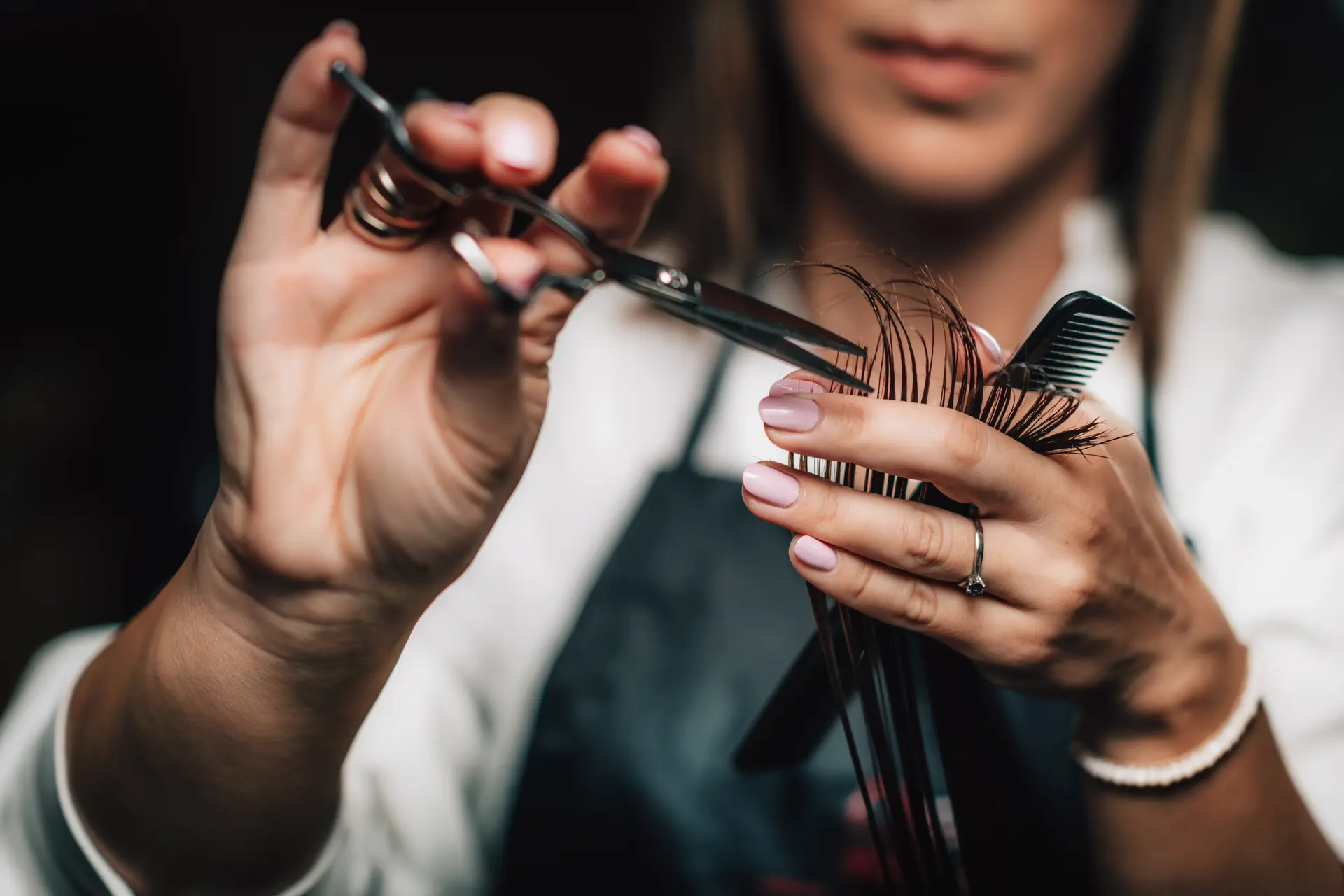 Luxuriöser Haarsalon Atmosphäre